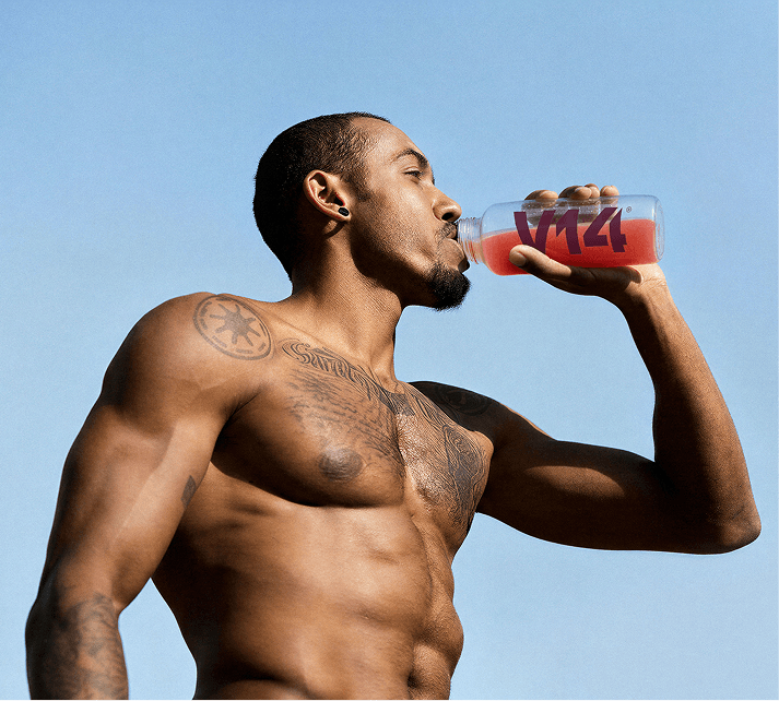 Man running with V14